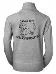 "JÄRJEN VEIT!" Pitkäkarvainen mäyräkoira