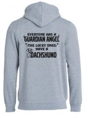 "EVERYONE HAS A GUARDIAN ANGEL, THE LUCKY ONES HAVE A DACHSHUND"