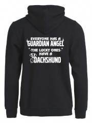 "EVERYONE HAS A GUARDIAN ANGEL, THE LUCKY ONES HAVE A DACHSHUND"