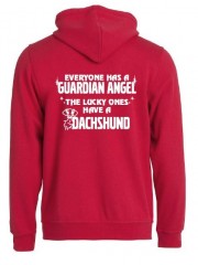 "EVERYONE HAS A GUARDIAN ANGEL, THE LUCKY ONES HAVE A DACHSHUND"