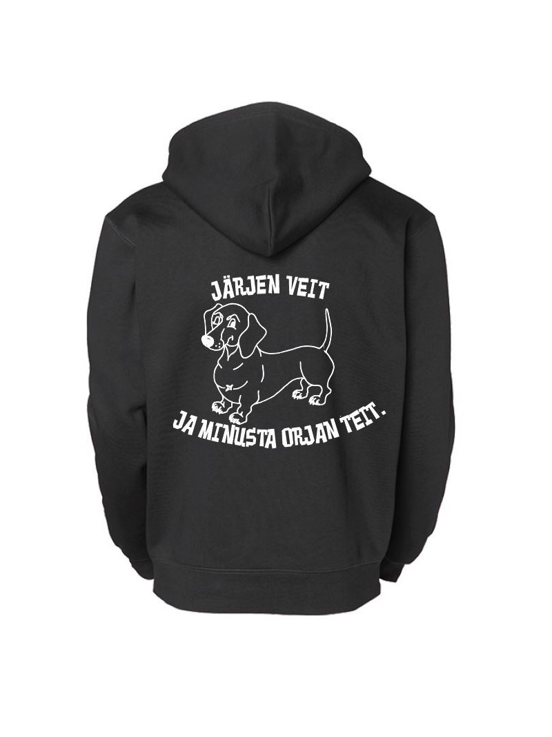 "JÄRJEN VEIT!" Lyhytkarvainen mäyräkoira