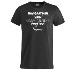 T-paita "NAVIGAATTORI-OFF"