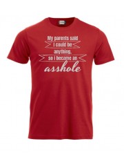 T-paita "ASSHOLE"
