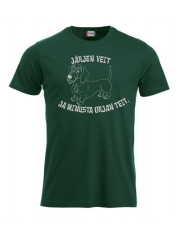 "Järjen veit!" Karkeakarvainen mäyräkoira