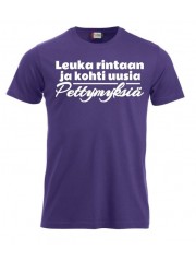 T-paita "LEUKA RINTAAN ja kohti uusia pettymyksiä"