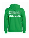 Huppari "OLLAAN ME TREENATTU."
