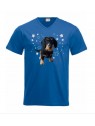 KARKEAKARVAINEN MÄYRÄKOIRA, musta "STARS" v-neck
