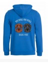 WE WILL WE WILL BARK YOU, full zip hoodie