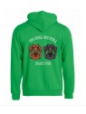 WE WILL WE WILL BARK YOU, full zip hoodie