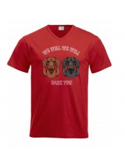 WE WILL WE WILL BARK YOU, v-neck