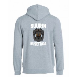 "SUURIN KUSETTAJA"  full zip hoodie