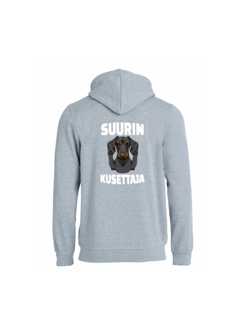 "SUURIN KUSETTAJA"  full zip hoodie