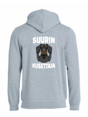 "SUURIN KUSETTAJA"  full zip hoodie