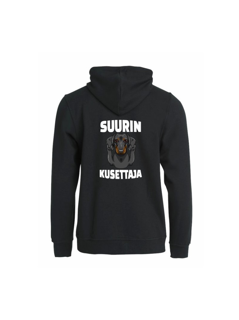 "SUURIN KUSETTAJA"  full zip hoodie