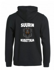"SUURIN KUSETTAJA"  full zip hoodie