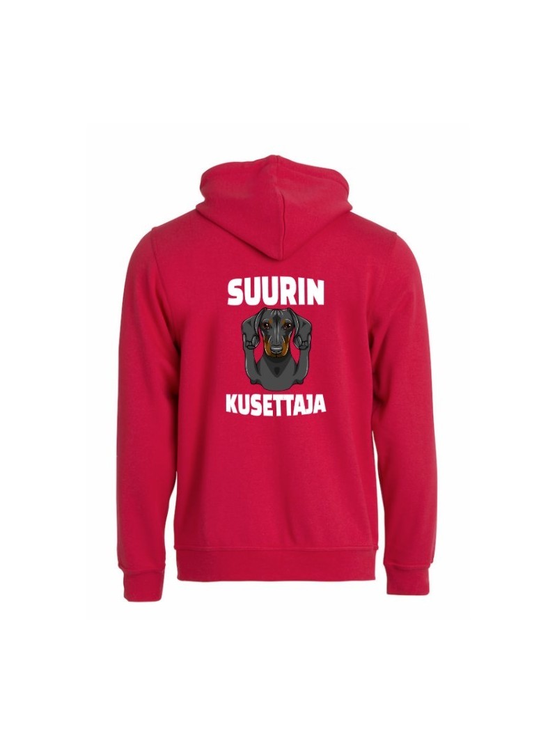 "SUURIN KUSETTAJA"  full zip hoodie