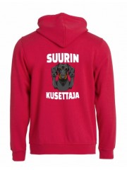 "SUURIN KUSETTAJA"  full zip hoodie