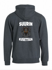 "SUURIN KUSETTAJA"  full zip hoodie