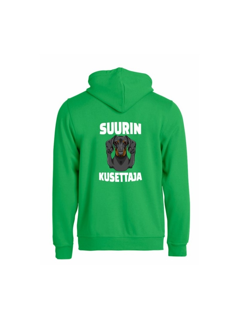 "SUURIN KUSETTAJA"  full zip hoodie