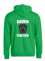 "SUURIN KUSETTAJA"  full zip hoodie