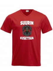 "SUURIN KUSETTAJA"  v-neck