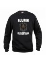 "SUURIN KUSETTAJA" sweatshirt