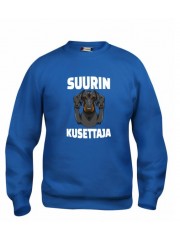 "SUURIN KUSETTAJA" sweatshirt