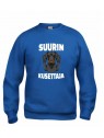 "SUURIN KUSETTAJA" sweatshirt