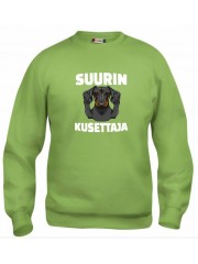 "SUURIN KUSETTAJA" sweatshirt