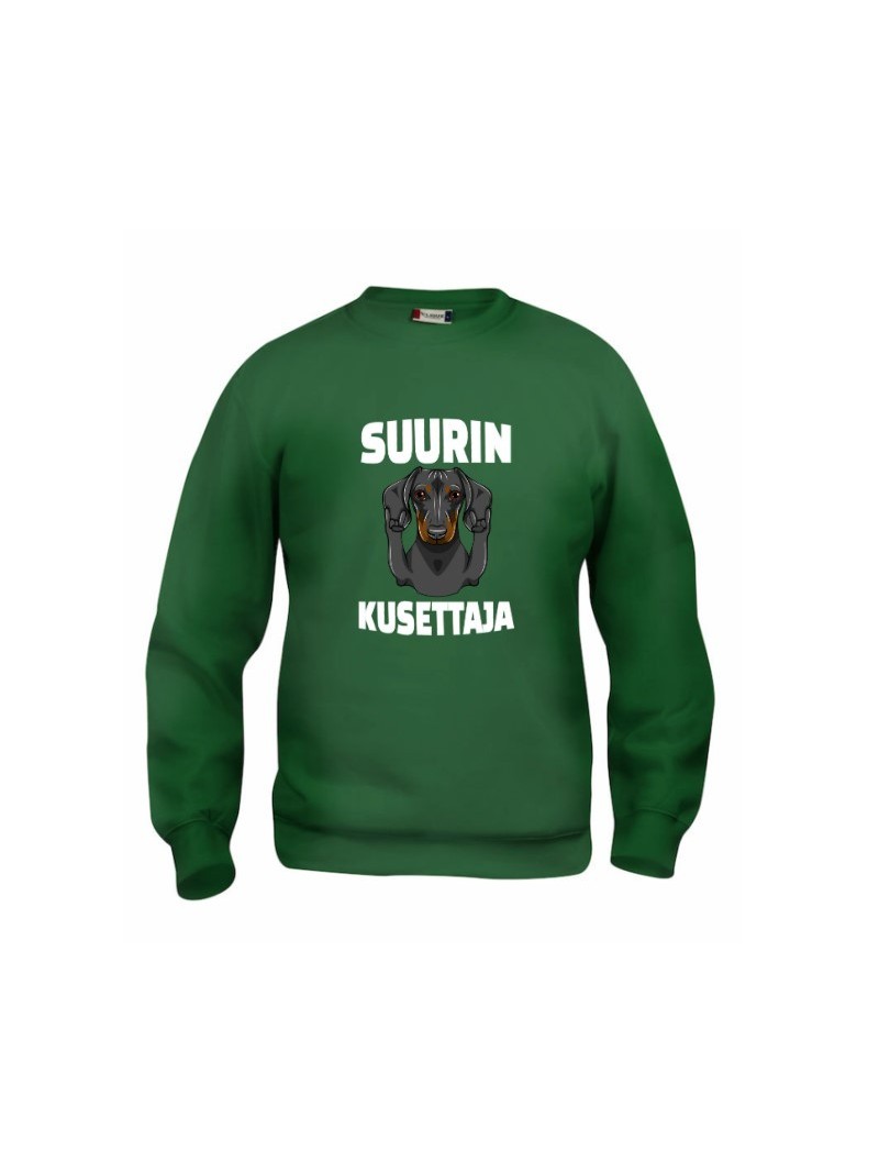"SUURIN KUSETTAJA" sweatshirt