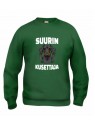 "SUURIN KUSETTAJA" sweatshirt