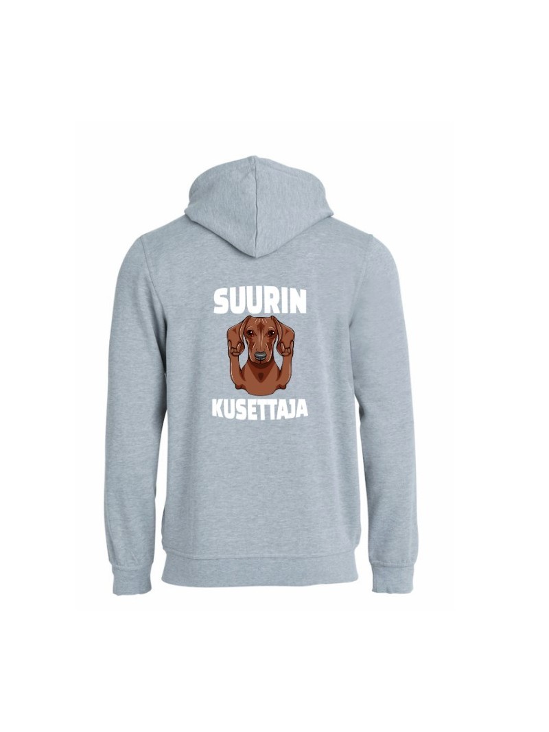 "SUURIN KUSETTAJA"  full zip hoodie 2