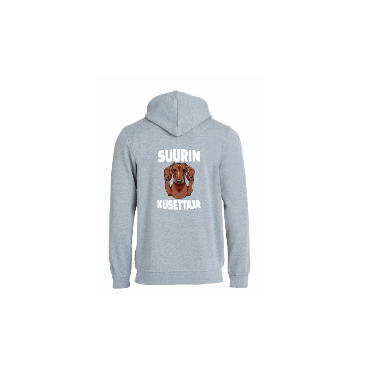 "SUURIN KUSETTAJA"  full zip hoodie 2