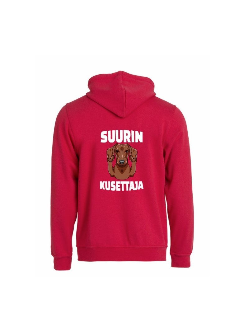 "SUURIN KUSETTAJA"  full zip hoodie 2