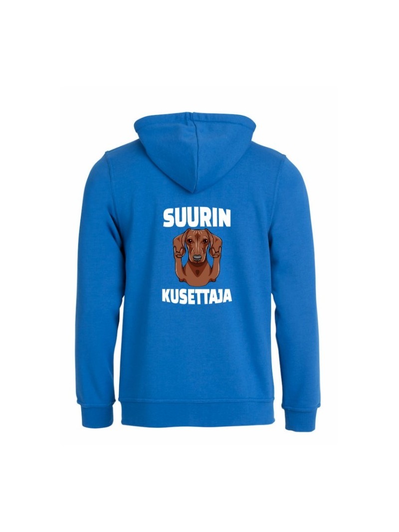 "SUURIN KUSETTAJA"  full zip hoodie 2