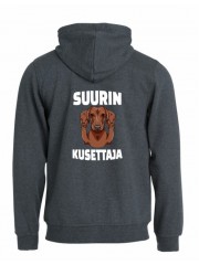 "SUURIN KUSETTAJA"  full zip hoodie 2