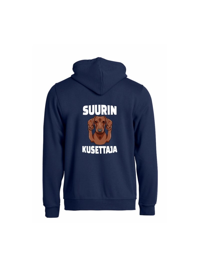 "SUURIN KUSETTAJA"  full zip hoodie 2