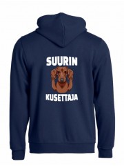 "SUURIN KUSETTAJA"  full zip hoodie 2