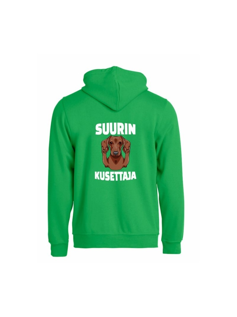 "SUURIN KUSETTAJA"  full zip hoodie 2