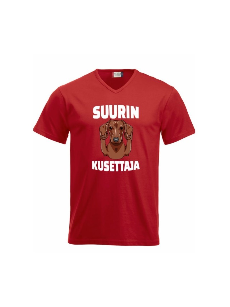 "SUURIN KUSETTAJA"  v-neck 2