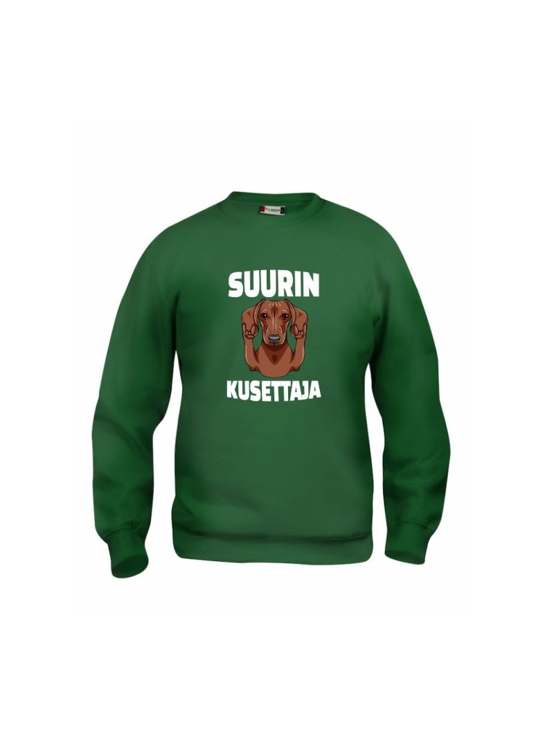 "SUURIN KUSETTAJA" sweatshirt 2