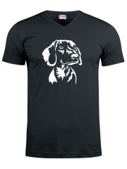 Lyhkis silhuetti, v-neck