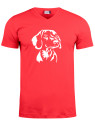 Lyhkis silhuetti, v-neck