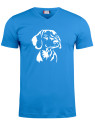 Lyhkis silhuetti, v-neck