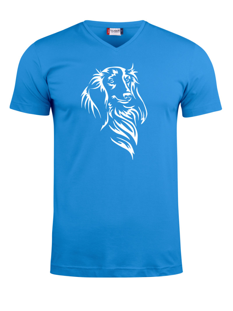 Pitkis silhuetti, v-neck