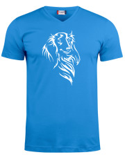 Pitkis silhuetti, v-neck
