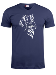 Pitkis silhuetti, v-neck
