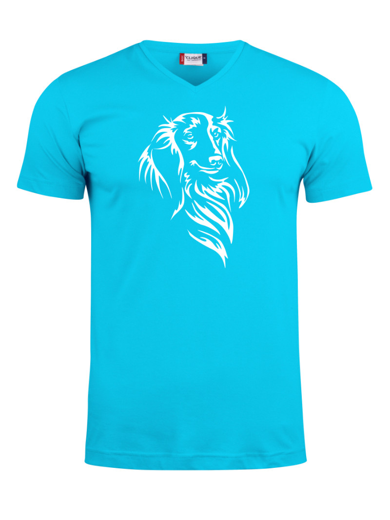 Pitkis silhuetti, v-neck