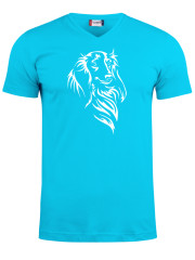 Pitkis silhuetti, v-neck