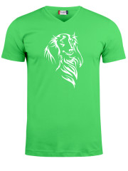 Pitkis silhuetti, v-neck
